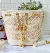 Dior VIP Gift Woven Bucket Bag
