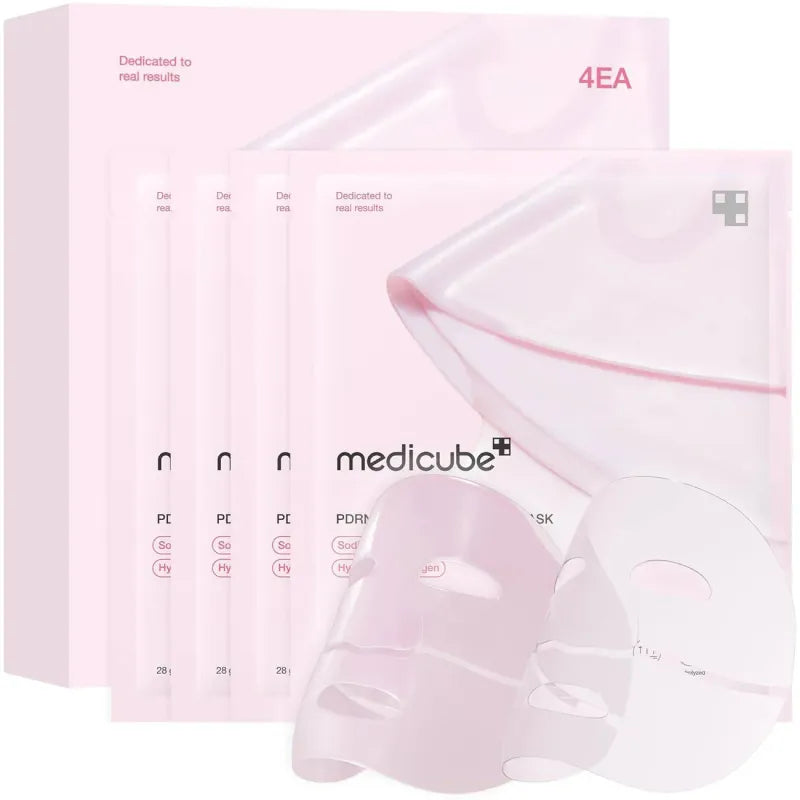 Medicube PDRN pink collagen gel mask 4 PACK