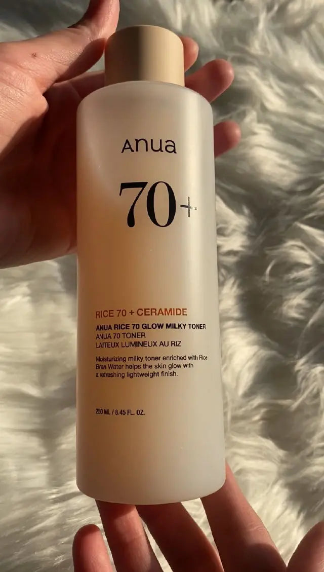 Anua rice 70 glow milky toner