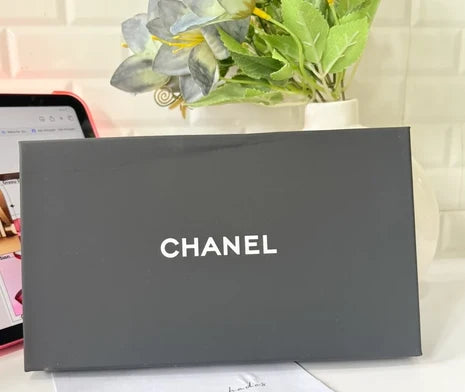 Chanel VIP Black Quilted Velvet Pouch