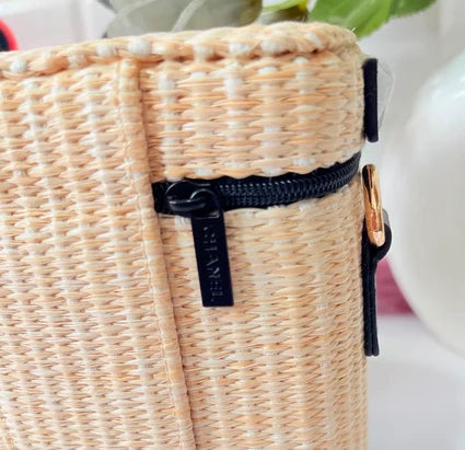 Chanel Blue Tweed Pouch