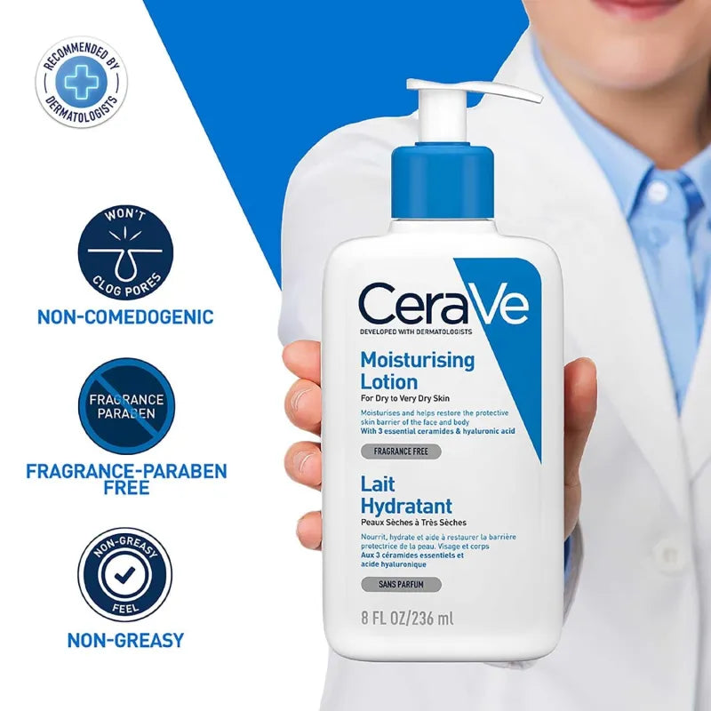 CeraVe Moisturizing Lotion For Dry Skin – (236ml)