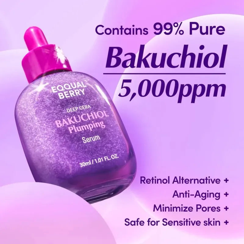 Eqqualberry Bakuchiol Plumping Serum – (30ml)