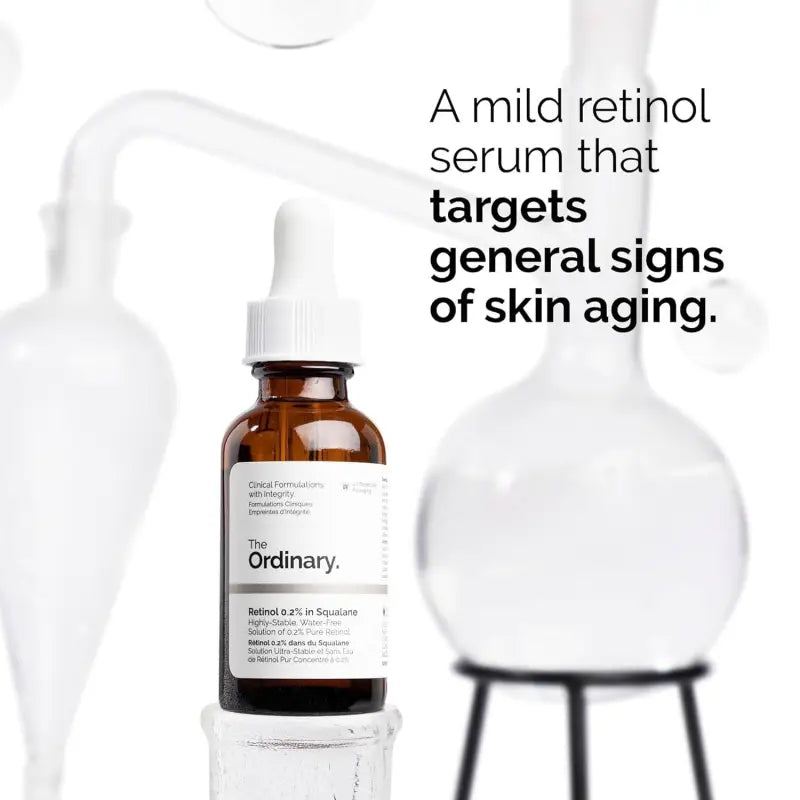 The Ordinary Retinol 0.2% in Squalane, Gentle Retinol Serum – (30ml)