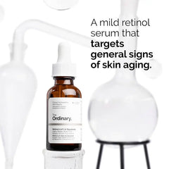 The Ordinary Retinol 0.2% in Squalane, Gentle Retinol Serum – (30ml)