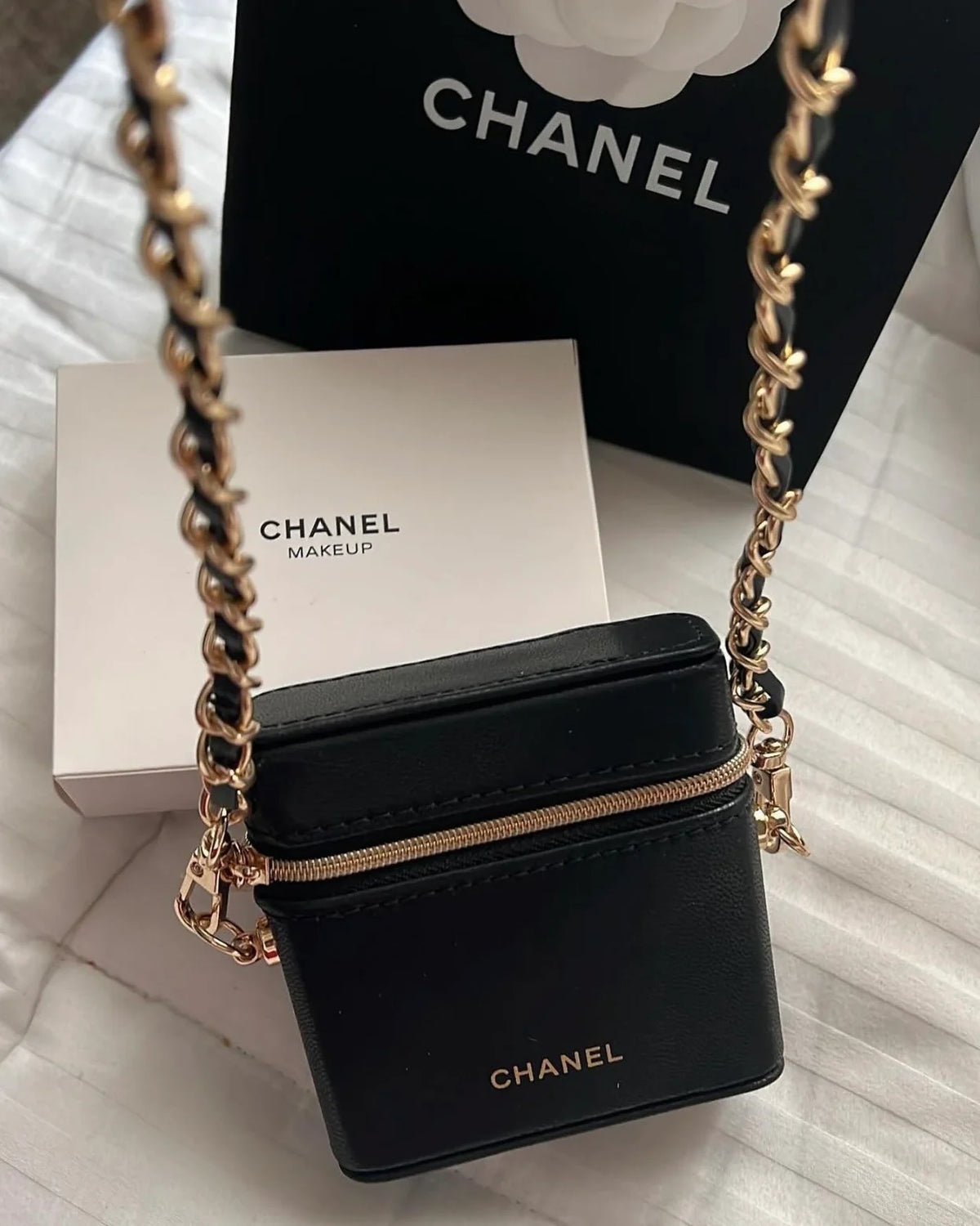 Chanel novelty makeup gift bag